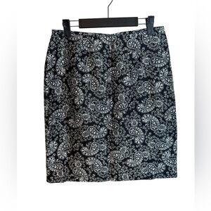 Josephine Chaus Vintage Y2K Silk Paisley Skirt
